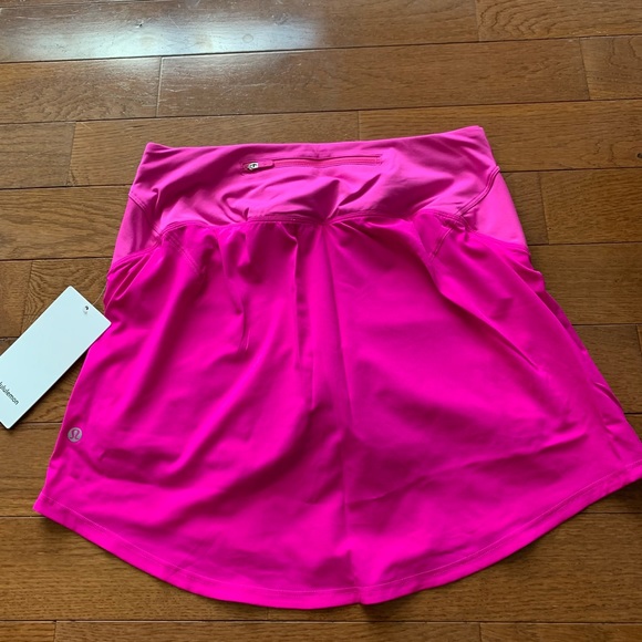 💕LULULEMON ESSENTIAL HR SKIRT/SKORT LONG-POW PINK - Picture 3 of 13